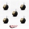 Service Caster 2'' Floor Safe Antique Hooded Twin Wheel Caster 1/4 Threaded Stem, 5PK SCC-TS02S50D-NYU-WA-142058-5 - alternate 2